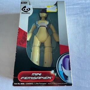 Mini Femisapien Robot Toy - Cream and Black